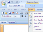 Classic Style Menus for PowerPoint 2007 Screenshot