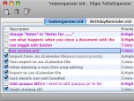 Efigio ToDo Organizer for Mac Screenshot