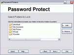 Password Protect Screenshot