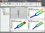 AutoFEM Frequency Analysis Screenshot