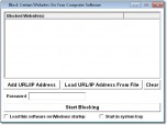 Block Certain Websites On Your Computer Software Screenshot