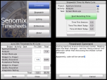 Senomix Timesheets for BlackBerry Screenshot