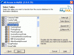 Access To MySQL Screenshot