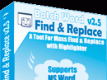 Batch Word Find and Replace