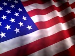 Free USA Flag 3D Screensaver Screenshot