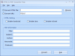 PDFArea HTML to PDF Converter Free Screenshot