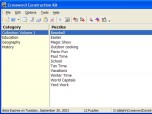 Crossword Construction Kit Screenshot