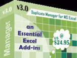 Excel Duplicate Manager Screenshot