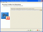 Recovery Toolbox for Photoshop Screenshot