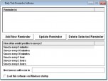 Daily Task Reminder Software Screenshot