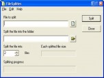 uToolbox File Splitter Tool Screenshot