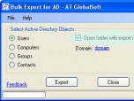 Bulk Export for Active Directory