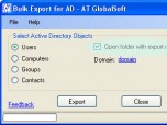 Bulk Export for Active Directory