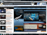 NASA Space Internet Explorer Theme Screenshot