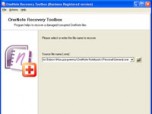 OneNote Recovery Toolbox Screenshot