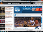 College Basketball IE Browser Theme Screenshot