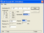 LAN Tornado RFC 2544 Screenshot