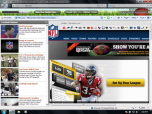 Pro Football IE Browser Theme Screenshot