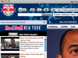 Red Bull New York Soccer Firefox Theme Screenshot