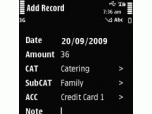 ExpenseLog for S60 E5/Symbian ^3