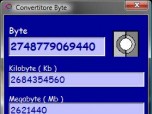 Convertitore Byte Screenshot