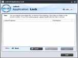 imlSoft Application Lock Screenshot