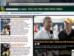 Baylor Bears IE Browser Theme Screenshot