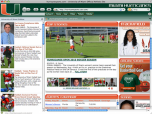 Miami Hurricanes IE Browser Theme Screenshot