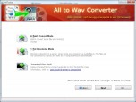 Boxoft All to Wav Converter Screenshot