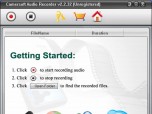 Camersoft Audio Recorder Screenshot