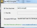 Free MD5 Encrypter Screenshot