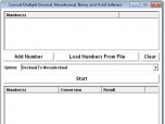 Convert Multiple Decimal, Hexadecimal, Binary and  Screenshot