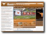 Texas Longhorns Firefox Theme Screenshot