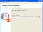 Recovery Toolbox for OneNote Screenshot