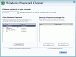 Windows Password Cleaner Professional Screenshot