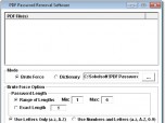PDF Password Removal Software Screenshot