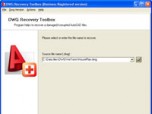 DWG Recovery Toolbox Screenshot