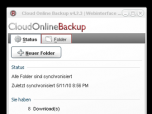 Cloud Online Backup Screenshot