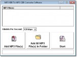 MP3 VBR To CBR Converter Software Screenshot