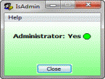 IsAdmin Screenshot