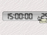 SoftCollection LCD Clock Screenshot