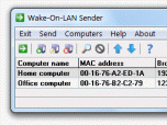 Wake-On-LAN Sender Screenshot