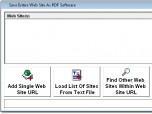Save Entire Web Site As PDF Software Screenshot