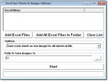 Excel Save Sheets As Images Software Screenshot