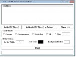 CSV To HTML Table Converter Software Screenshot