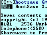 BOOTSave Screenshot