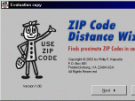ZIP Code Distance Wizard Screenshot