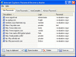 Internet Explorer Password Recovery Master