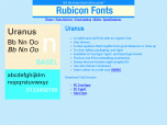Uranus Font OpenType Screenshot