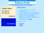 Hilbert Neue Fonts OpenType Screenshot